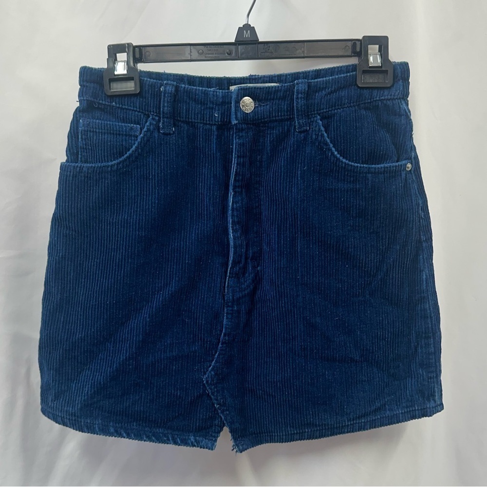 Zara blue corduroy skirt size S